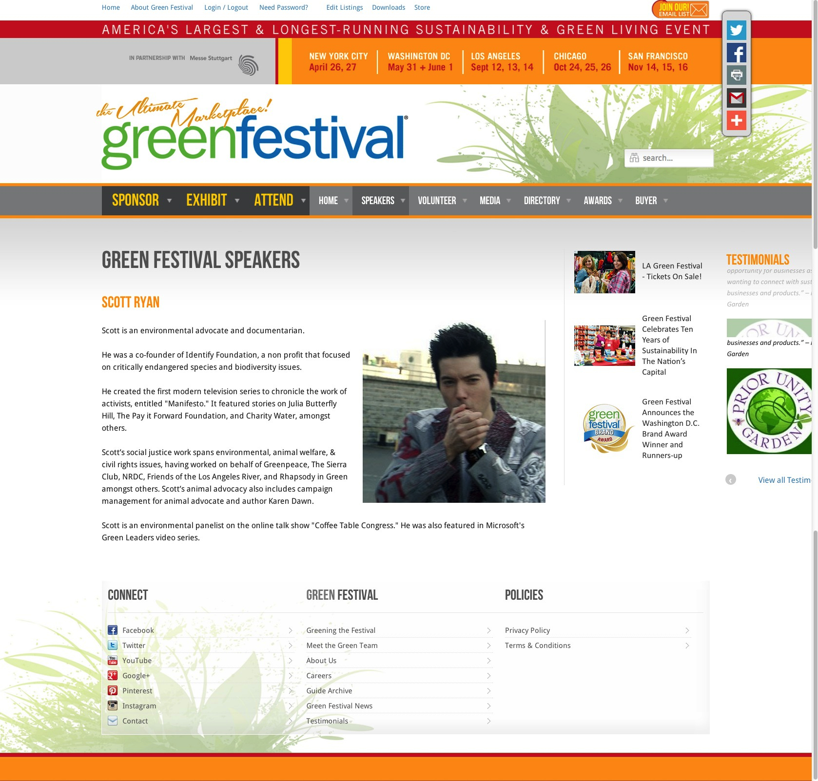 Green Festival - Ryan